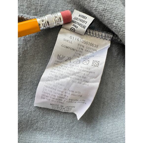 NWT Visvim Jumbo Knit Pocket Tee Gray - Picture 6 of 6